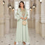 V-Neck Loose Long-Sleeve Maxi Dress