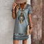 Geometric Print Mini Dress