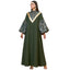 Sequin Patchwork Long-Sleeve Maxi Dress