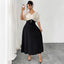 V-Neck Colour-Block Plus-Size Maxi Dress
