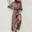 Printed A-Line Maxi Dress