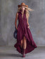 Zip-Front A-Line Maxi Dress
