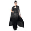 Rhinestone Cape Bodycon Maxi Dress