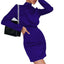 Backless Bow Bodycon Dress
