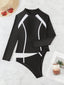 Bikini long sleeved surfing suit for women