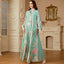 Muslim Middle Eastern Sequin Embroidered Women's Long Robe Fashion Tassel Dubai Dress