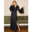 Ostrich Feather Hem Bandage Slip Dress for Women