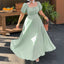 Square-Neck Puff-Sleeve Plus-Size Maxi Dress