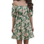 Floral Short-Sleeve Mini Dress