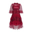 Pleated Shimmer A-Line Mini Dress for Women
