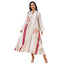 Embroidered Sequin Long-Sleeve Maxi Dress