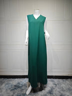 Two-Piece Mesh Maxi Dress