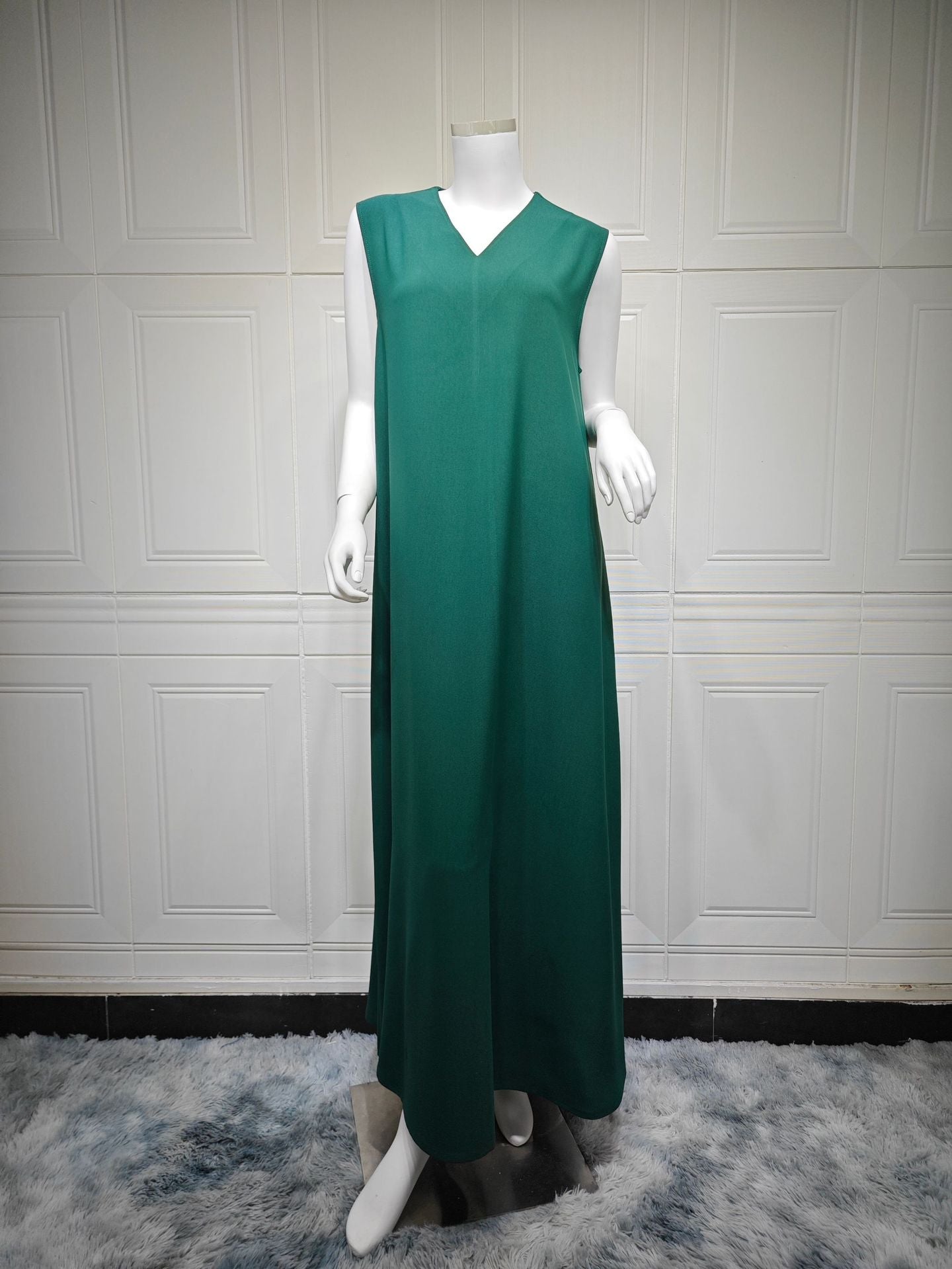 Two-Piece Mesh Maxi Dress