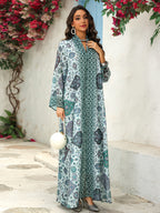 Tie-Dye Chiffon Maxi Dress
