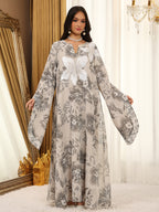 Sequin Hooded Maxi Dress