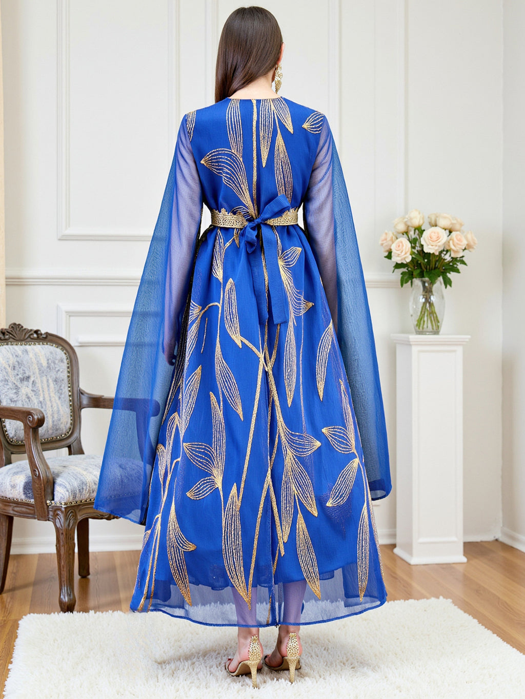 Elegant Robe Maxi Dress