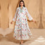 Beaded Embroidered Robe Maxi Dress