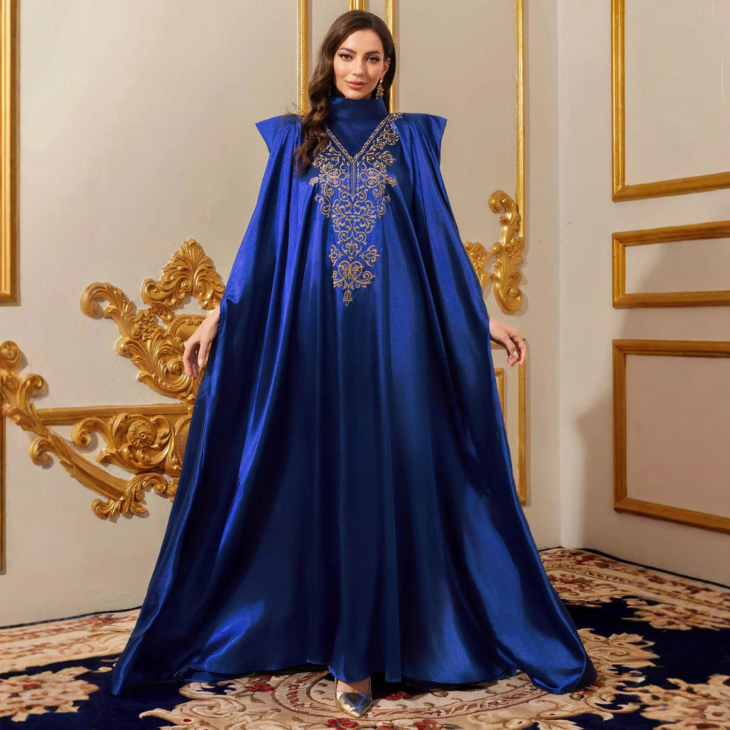 Lace High-Neck Maxi Dress Secondary image