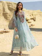 Mesh Patchwork Maxi Dress