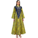 Yellow Sequin Tassel Maxi Dress