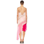 V-Neck Slim Fit Camisole Midi Dress for Women