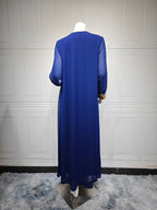 Two-Piece Chiffon Maxi Dress Set