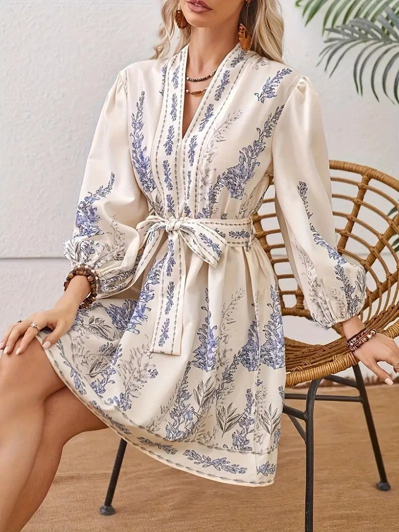 Bohemian Floral Midi Dress