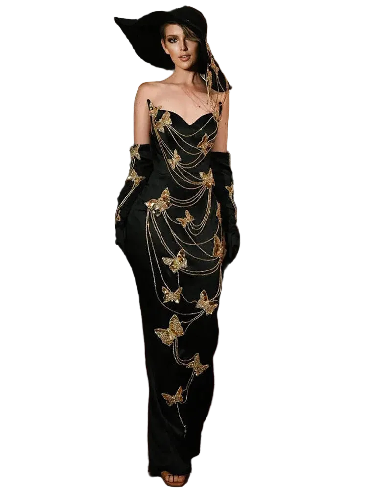 maxi dress with a modern silhouette for women