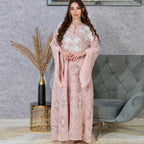 Sequin Hooded Maxi Dress