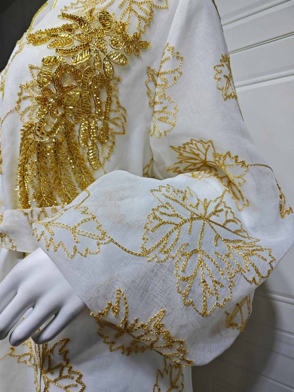 Embroidered Jalabiya Evening Gown