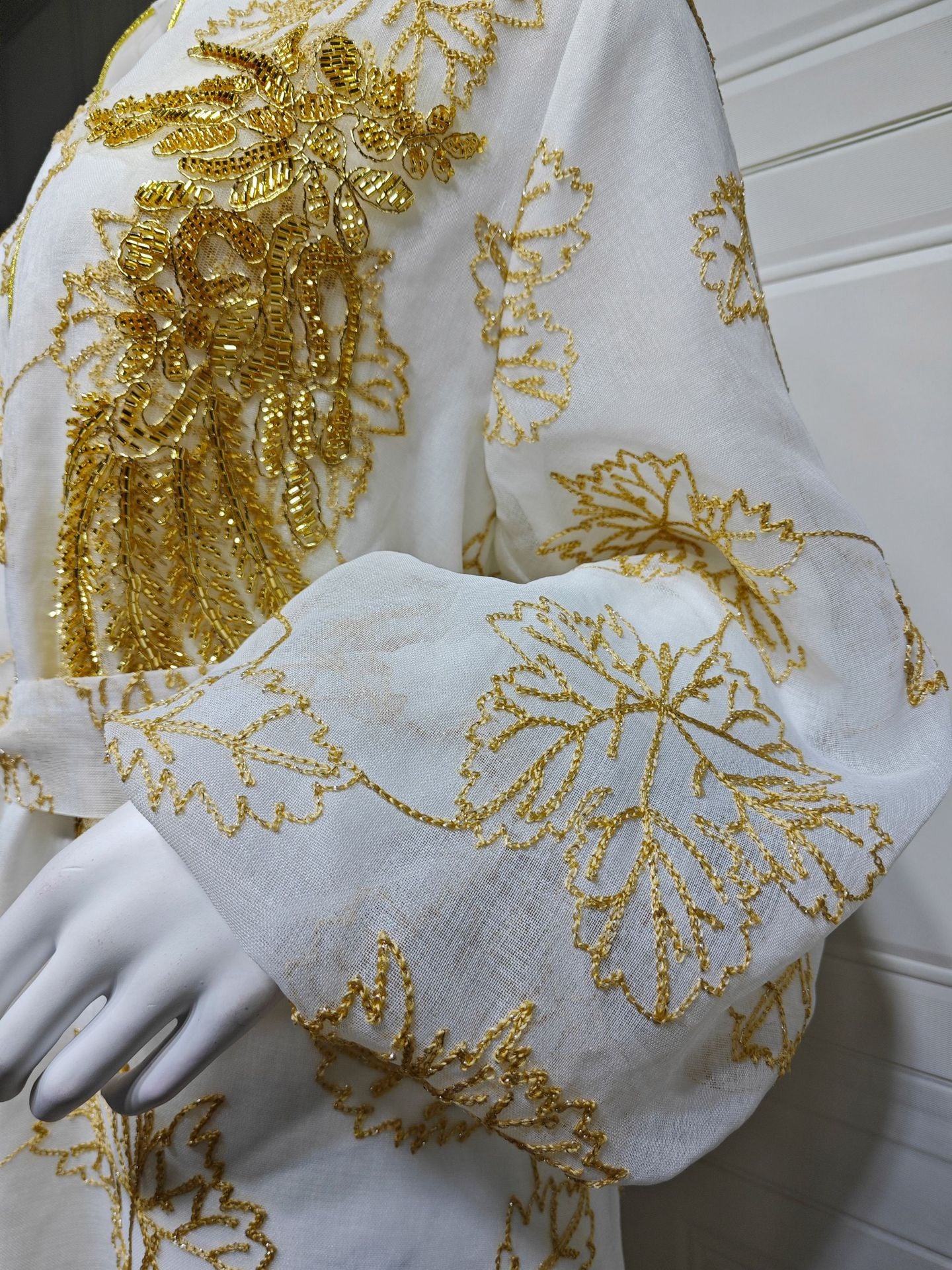 Embroidered Jalabiya Evening Gown