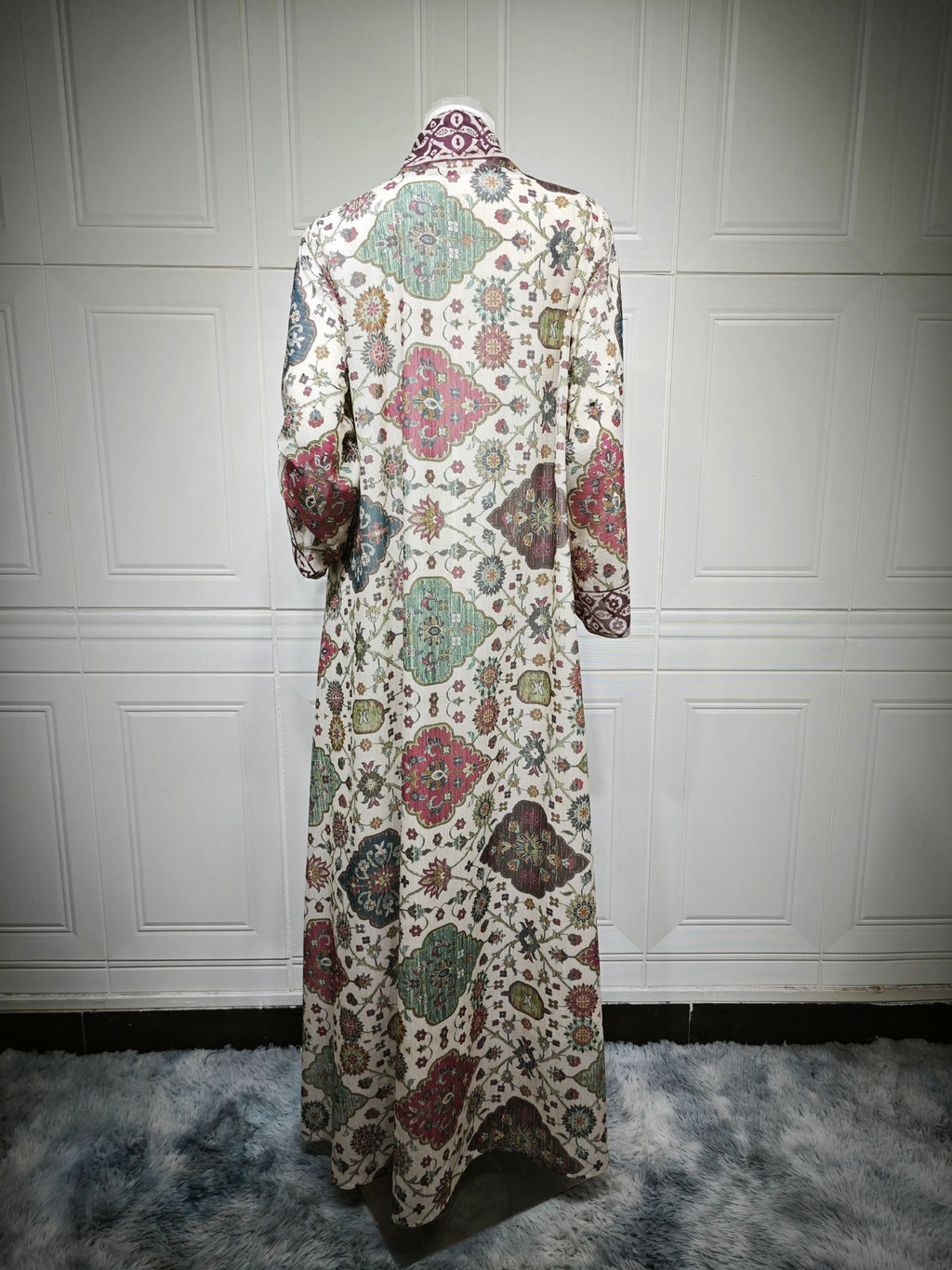Tie-Dye Chiffon Maxi Dress