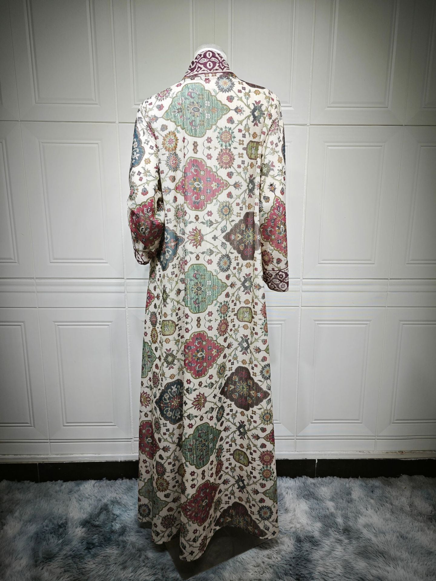 Tie-Dye Chiffon Maxi Dress