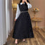 Plus-Size Polka Dot Maxi Dress