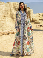 Tie-Dye Chiffon Maxi Dress