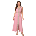 Two-Layer Cardigan Maxi Dress for women with long sleeves