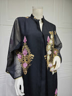 Beaded Sequin Evening Gown