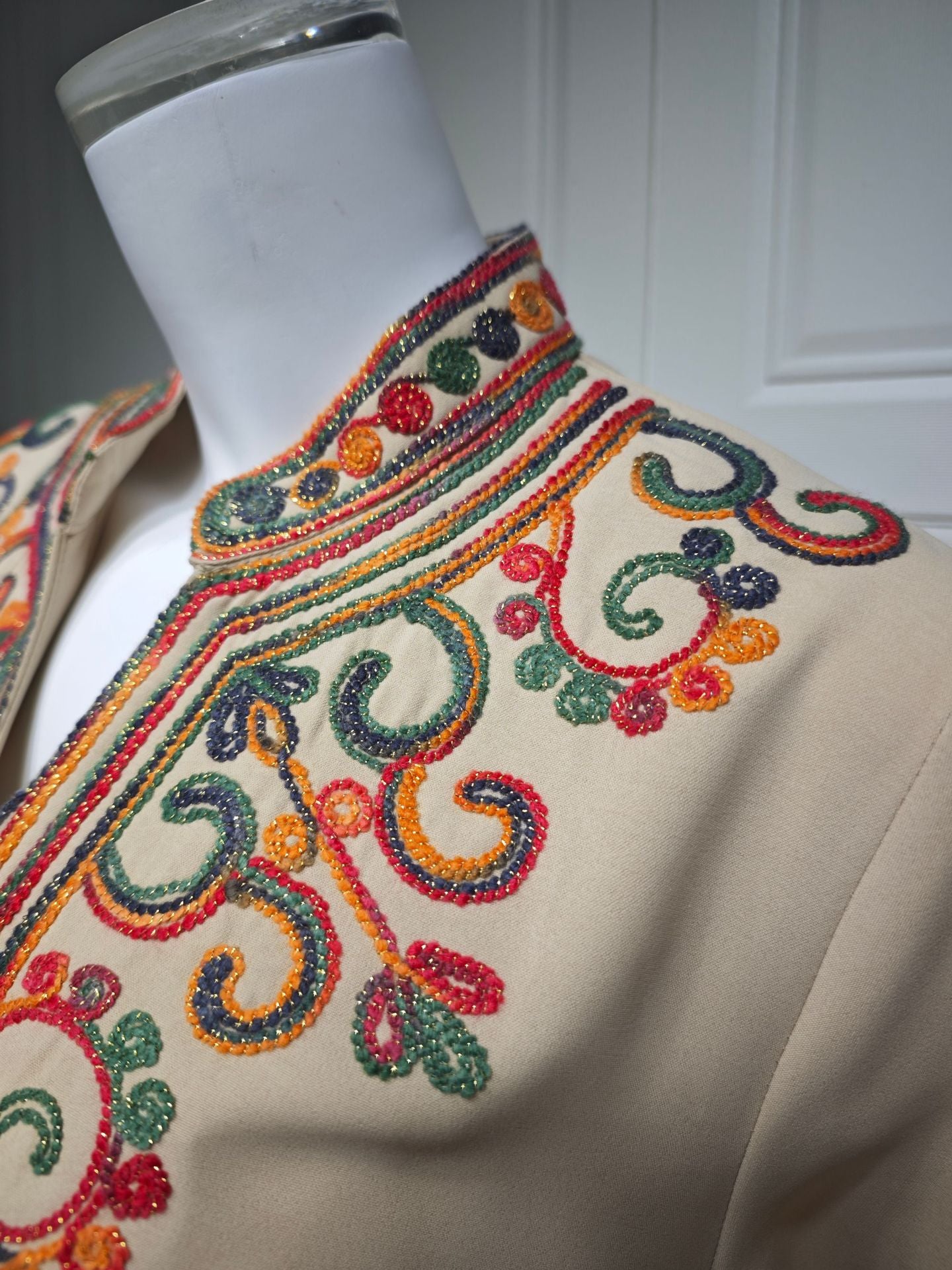 Embroidered Pullover Maxi Dress