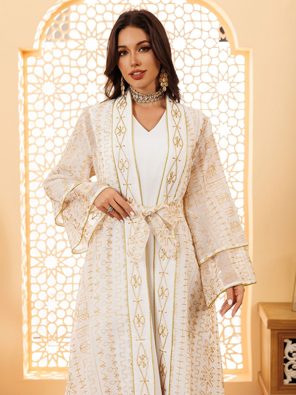 Two-Piece Mesh Maxi Dress