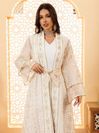 Two-Piece Mesh Maxi Dress