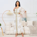 V-neck long sleeved dress