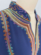 Embroidered Robe Dress