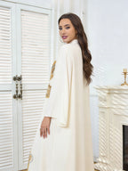 Sequin Beaded Embroidered Maxi Dress