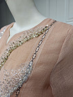 Sequin Mesh Maxi Dress