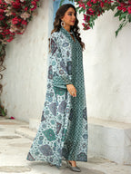 Tie-Dye Chiffon Maxi Dress