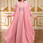 Pink Sequin Maxi Dress