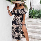 One-Shoulder Maxi Dress for Women, Plus Size Sleeveless