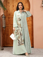 Sequin Floral Maxi Dress