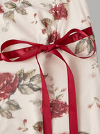 Floral Square-Neck Mini Dress