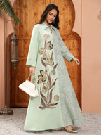 Sequin Floral Maxi Dress